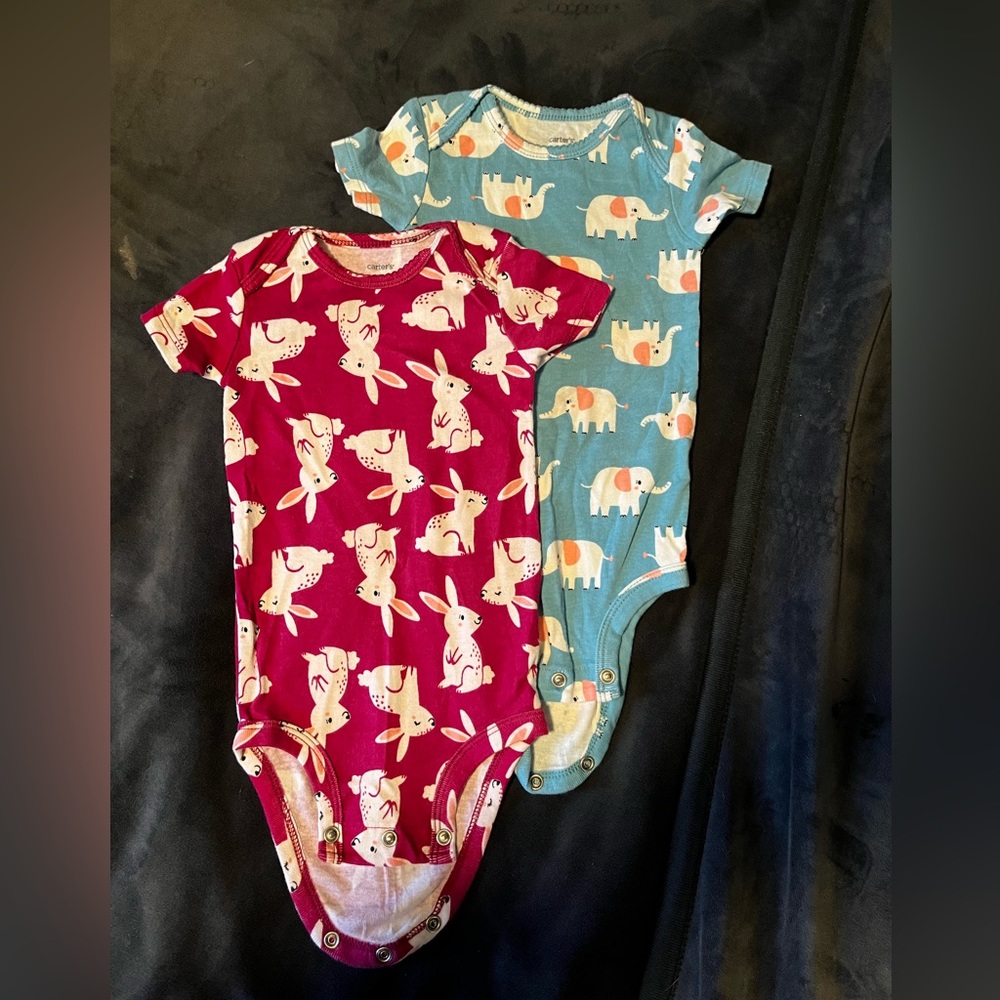 Set of 12 month onsies